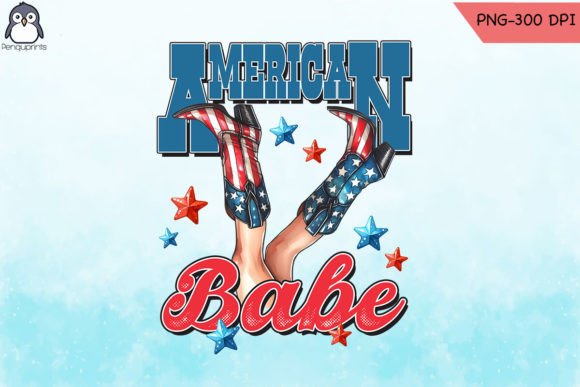 4th of July American Babe Western PNG Review