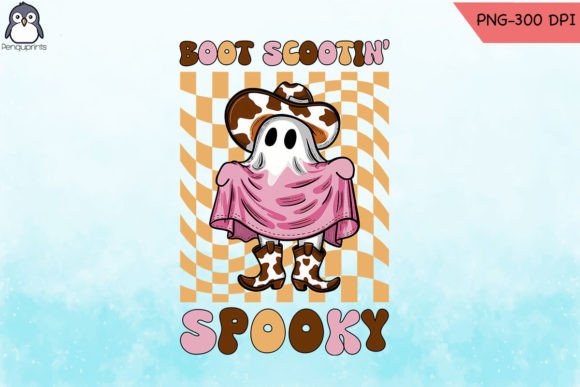 Boot Scootin Spooky Ghost Western PNG Review