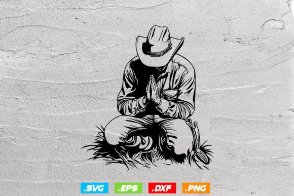 Cowboy Praying, Kneeling Cowboy Embroidery Review