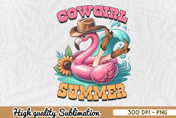 Cowgirl Summer Western Sublimation PNG Review
