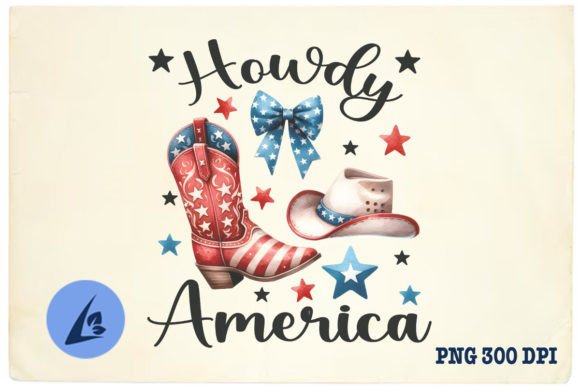 Howdy America Western July 4th PNG Review