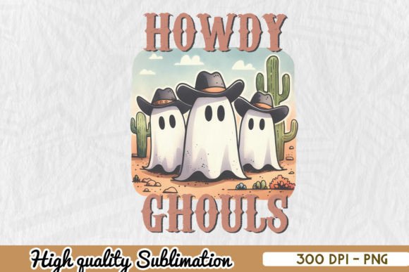 Howdy Ghouls Halloween Cowboy Ghouls PNG