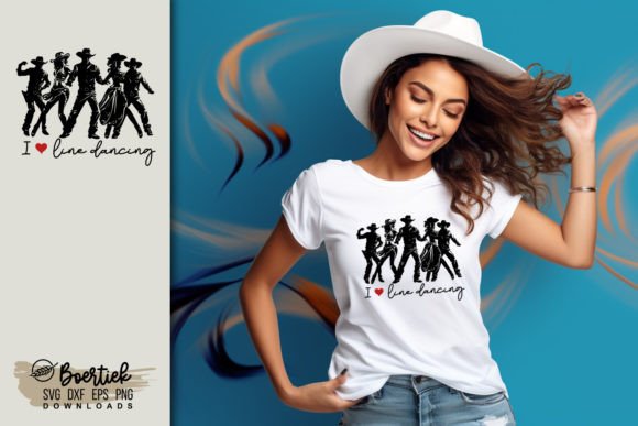 I Love Line Dancing SVG File: A Designer’s Review