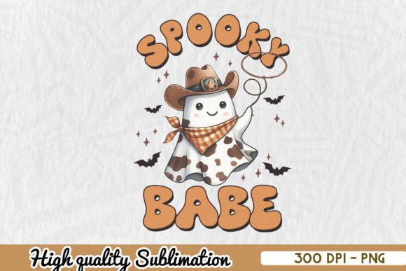 Spooky Babe Western Halloween PNG Review