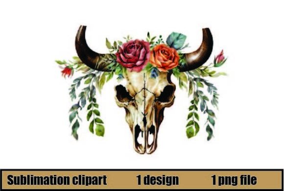 Western Bull Skull Clipart Sublimation Review