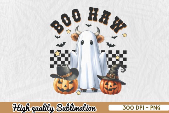 Western Halloween Boo Haw PNG