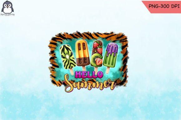 Western Ice Cream Summer Sublimation PNG